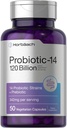 Horbäach Probiotics 120 Miliarde de până la 14 Tulpini cu prebiotice 