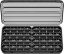 Zoksi lunar Pill Organizator 1 ori pe zi, 30 zile Pill Box Organizator, O lună Pill Case de călătorie, 31 zile zilnic Medcine Container pentru vitamine, Supliment & Medicatie(Negru)