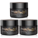 Silajit Purest Himalayan Organic Shilajit Resin - Grad de aur 100% Puritate Silajit cu acid furnal & 85+ Complex de Minerale Trace pentru Energie & Suport Imun, Pachet de 3 (6 luni de aprovizionare)
