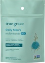 Adevărat Grace Daily Mens Multivitamine 50+ - 120 comprimate Easy-to-Swallow - Imun, Energie, Longevity & Memory Support - Gluten Free, Soy Free, Vegan - 60 Serviri
