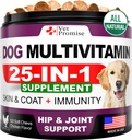Câine Multivitamine Chemable cu Glucosamină - Vitamine de câine și suplimente - Senior & Puppy Multivitamine pentru câini - Pet Joint Support Health - Imunitate - Mobilitate - Energie - Curaj - Piele - 120 Chews