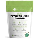 Kate Naturals Psyllium Husk Powder for Cooking, Fiber & Digestion. Psyllium Seed Powder for Dogs & Cats (12oz, Organic, Gluten Free, Pet Safe)