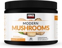 Force Factor Ciuperci Moderne pulbere, supliment de ciuperci pentru a sprijini energia, Focus, Imunitate, & Digestia cu Cordyceps, Turkey Tail, Chaga, Reishi, Lions Mane, Shiitake, Unflavored, 30 Servings