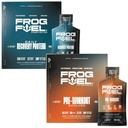 Frog combustibil putere regulat Proteină & Ultra Pre Antrenament Shot Bundle, 1500mg Beta Alanine, 15g Proteine Nano-Hydrolyzed Iarba Fed Colagen, Pre & Post Workout, 1.2 oz Pachete, 48 Pack