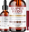 Liquid Super Reds Phytonutrient Superfood Drops | Phytonutrient Blend containing Polyphenols | Antioxidants & More | Great Taste 2oz - 30 Day Supply
