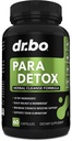 DR. BO para Cleanse Garda de dezintoxicare umana - Suport pastile intestinale pentru oameni - Pro Gut Health Intestine Supliment Stomac pentru adulti - Herbal Wormwood Black Walnut Complex & Cloves - 60 Capsule