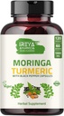 Moringa Oleifera Organic Powder & Turmeric Root Powder cu Blackpepper 120 capsule 