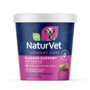 NaturVet Bladder Support Plus Cranberry pentru câini, 60 ct Soft Chews, Made in the USA with Global Source Ingredients