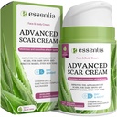 Indepartarea cicatricilor Crema pentru femei si barbati, repararea rapida a cicatricilor noi vechi, pete, arde toate tratamentele naturale cu vitamina E, B5, C, Aloe Vera, 1.7 Fl Oz