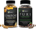KaraMD Pure Nature & Comfort Guard Bundle | Whole Food Greens, Fruits & Vegetables Supplement + Movement Support | Non-GMO, Vegan, Gluten-Free (30 Servings Each)