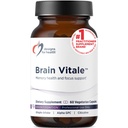 Design-uri pentru sănătate Creier Vitale - Suporturi Focus, Memorie, şi Stres cu Nootropic Blend de colină, Citicolină, Fosfatidilserină, Ginkgo Biloba, şi Alpha GPC - Gluten gratuit, Vegan (60 capsule)