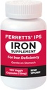 Supliment de fier Capsule 18mg (IPS) - 100 zile de aprovizionare cu supliment de fier blând pentru femei şi bărbaţi - Supliment de fier non-conspicator pentru anemie