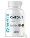 Revive MD Omega 3 Suplimente de ulei de pește pentru bărbați și femei 