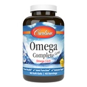 Carlson - Omega Complete Gems, Omega-3-6-9, Wild Caught, Sustainable Sourced, Heart Health, Joint Function & Immune Support, 90 Softgels