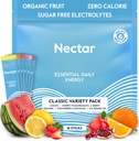 Nectar Energetic Booster - Cafeina organica, B12 & Electroliti - Zahar Free & Zero Calorie 