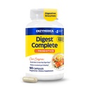 Enzymedica, Digest Complete + Probiotice, Full-Range, Enzime de zi cu zi cu 800 Milioane de culturi active CFU per capsulă, 90 capsule