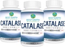 Cele mai bune Naturale Pământ Catalase Supliment 10.000 cu Saw Palmetto, Biotin, Fo-Ti, PABA - Suplimente pentru parul puternic - 180 Capsule - Pachet de 3 (90-zi de aprovizionare)