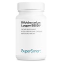 Supersmart - Bifidobacterium Longum (BB536) 6 miliarde CFU pe zi - Probiotice și prebiotice Supliment 