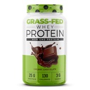Nurology Grass Pudră de proteine Fed Whey, Aromă de ciocolată cremoasă, Suportă Recuperare musculara Lean & Performanță, Iarbă procesată la rece Fed Whey și Amino Acid pulbere, Shake, Amestec sau coace, 28 Serviri
