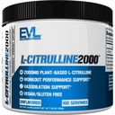 L-Citrulin2000 Oxid de azot pre pulbere de antrenament - L de înaltă rezistență L Citrulină pulbere pentru creșterea forței musculare și pompe intense - plante pe bază de oxid de azot - fără aromă