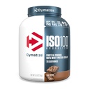 Dymatize ISO100 Whey Pulbere de proteine Izolat, Fudge Brownie, 25g de proteine, 5 lire, 5,5g BCAAs, mai puțin de 120 Cal., Gluten gratuit, 1g grăsime, 1g zahăr, 2g Carb (70 Servings)
