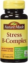 Natura făcut stres B-complex suplimente alimentare cu vitamina C & Zinc 75a (Pachet de 6)