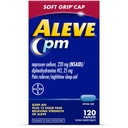 Aleve PM Sleep Aid Plus Pain Reliever Caplets, Naproxen Sodium & Difenhidramină HCl, Nighttime, 120 Count