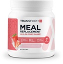 TransformHQ Masă de înlocuire Shake Powder 7 Serviri (Strawberry & Cream) - Gluten gratuit, non-GMO