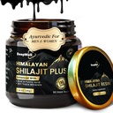 Pure Himalayan Organic Shilajit Resin Extract pentru bărbaţi şi femei- 100% Natural Ashwagandha Black Pepper Shilajit Resin pentru bărbaţi Femei aur Ayurvedic, Acid Fulvic 85 + Trace Minerale, 50 Serviri, 40 Grams