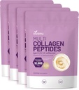 VivoNu Multi Colagen Peptides Powder, 16 Oz Hidrolyzed Proteine Peptides 