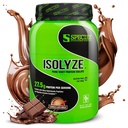 Specie Nutritie Izoleaza praf de proteine Whey, 100% Whey Izolat pentru cladirea muschilor, 27.5g Proteine per scoop, Fara zahar si grasime scazuta (Lapte de ciocolata, 22 Serviri)
