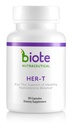 Biote Nutraceuticals - HER-T - Suport sănătos pentru echilibru testosteron pentru femei (30 capsule)