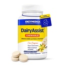 Enzymedica DairyAssist Chewable, 2-in-1 Enzime digestive pentru produse lactate, Lactoză și cazeină Digestion, Formula cu acțiune rapidă pentru gaz și eliberare de balonare, 60 comprimate masticabile