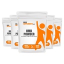 BulkSupplements.com HMB pulbere - sub formă de supliment HMB de calciu, beta-hidroxid beta-metilbutirat - fără aromă și gluten, 1g per Serving, 1kg (Pachet de 5) (11 lbs)