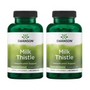 Swanson Milk Thistle (Standardizat) - Herbal Liver Supplement w/ 80% Silymarin - Formula naturală care ajută la menţinerea sănătăţii generale şi a bunăstării - (120 capsule) (2 ambalaj)
