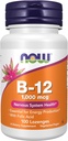NOW Supplements, Vitamin B-12 1,000 mcg with Folic Acid, Nervous System Health*, 100 Chewable Lozenges