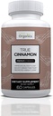 True Cinnamon Supplement, Sri Lanka Organic Ceylon Scorțișoară Capsule, True Scorțișoară Verum Bark, Zahăr-Free - 60 Capsule Veggie