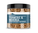 Elemente pământene Turmeric & Moringa 200 capsule, pure și nediluate, fără aditivi