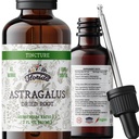 Astragalus Tincture, Extract organic de Astragalus (Astragalus membranaceus) Supliment vegetal, ne-GMO în Glicerină organică presată la rece, 700 mg, 2 oz (60 ml)