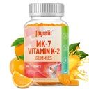 Vitamina K2 MK-7 Gumies 100mcg, Extra Putere K2 Suplimentul de vitamine pentru suport Bone & He-Art, Aroma naturala de portocale, Non OMG, Vegan, 60 Gummies