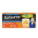 Vitamina C 1000mg (per servire) - Aeroborne Zesty Orange Efervescent Tablets (36 conta într-o cutie), Gluten-Free Immune Supplement Supplement and High in Antioxidanti