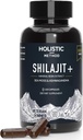 Pure Himalayan Shilajit pentru bărbați și femei - 120 Shilajit Resin Capsule cu Sea Moss, Ashwagandha, Rhodiola și Ginko Biloba - Promovează energie Boost & Imunity Support (120 Conte)