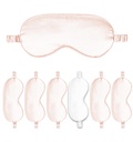 7PACK Satin Eye Mask Silk Sleep Masks Silky Blackout Eyes Covers Sleeping Blindfold Eyeshade Wedding Bridal Gift Travel Naps
