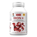 ANDREW LESSMAN capsule de fier Plus 360 capsule - 18mg fier, 100% acid aminopur Chelated fier (Glicinat, Aspartat), Plus vitamina C pentru absorbţie crescută, mici, uşor de înghiţit capsule, fără aditivi