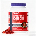 NYO3 Krill ulei Omega 3 Supliment 1000mg 90 Softgels EPA & DHA, ulei de krill Antarctica pură cu Astexantină și 56% Fosfolipide de laborator testate