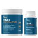 Dr. Tobias Colon 14 Day Cleanse și Colon Sănătate în fiecare zi, Advanced Gut Cleanse Detox & Daily Digestive Support with Psyllium Husk Fiber Powder, Digestive Wellness Bundle, Non-GMO