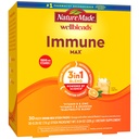 Natura Made Wellblends ImmuneMAX Fizzy Drink Mix, Vitamina C 1500mg, Zinc 15 mg, Vitamina D3 1000 UI (25 mcg), plus B Vitamine și Electroliti Hidratare Blend, 30 Stick Packs