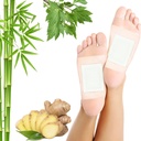 Limfatice drenaj Ginger Pads 50 Pads - Ginger Oil Foot patches Deep Cleansing Sleep Adids Relieve Stres și oboseală Îmbunătățește calitatea somnului