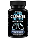 Lung Cleanse dezintoxicare, 60 Day Cleanse - Sprijină Sănătatea plămânilor în cadrul sistemelor Bronhial & Respiratorie - Quit & Stop Aids fumat - Dezintoxicare Herbal pentru Plămâni