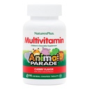 Naturas Plus Animal Parade Multivitamine pentru copii - Aroma de cireșe - 90 Tablete de origine animală - promovează sănătatea și bunăstarea - Vegetarian, Gluten gratuit - 45 Serviri